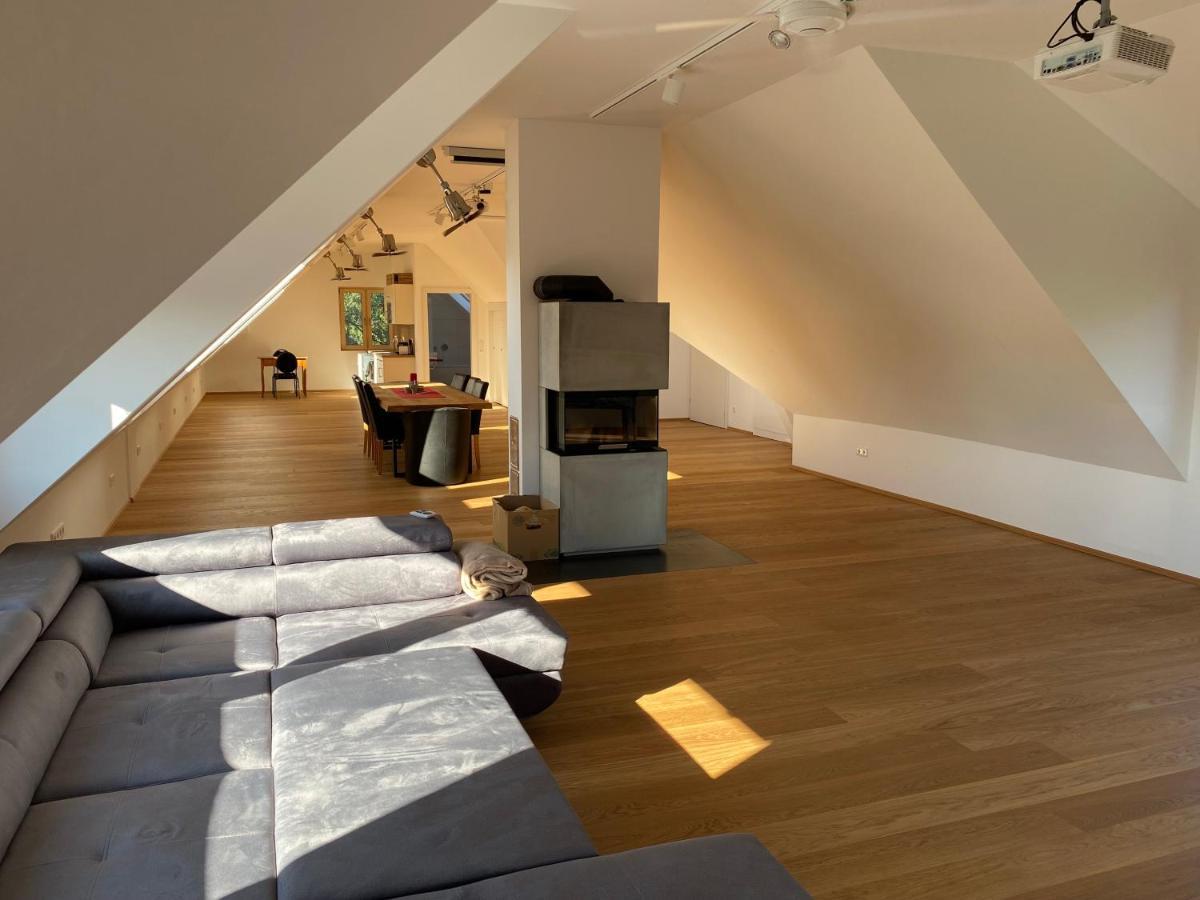 Salzburg-Loft Im Stadtteil Leopoldskron-Moos 120Qm Mit Balkon & Untersbergblick 외부 사진