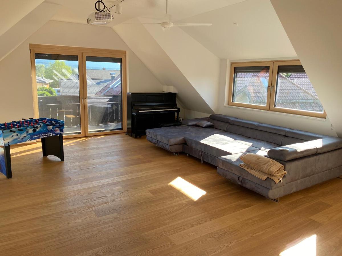 Salzburg-Loft Im Stadtteil Leopoldskron-Moos 120Qm Mit Balkon & Untersbergblick 외부 사진