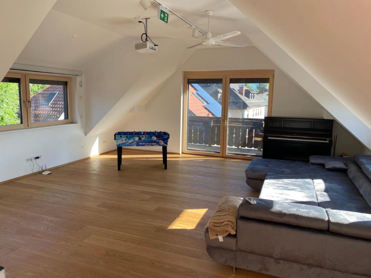 Salzburg-Loft Im Stadtteil Leopoldskron-Moos 120Qm Mit Balkon & Untersbergblick 외부 사진